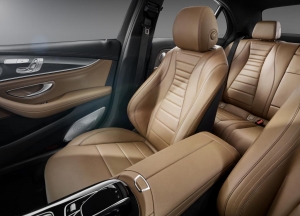 Mercedes Benz E class leather seats