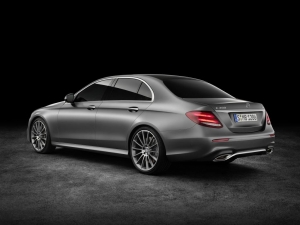 Mercedes Benz E-class rear and side