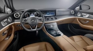 New Mercedes Benz E-class dash