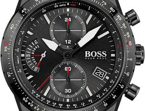 BOSS CHRONOGRAPH WATCH. Automotive and motor racing inspired fashion.