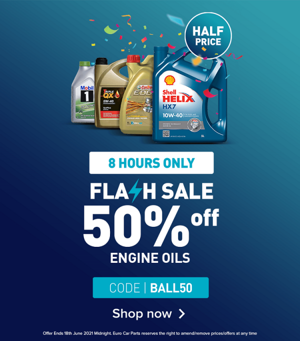 EURO CAR PARTS 50 OFF ENGINE OILS FLASH SALE. We Blog Any Car