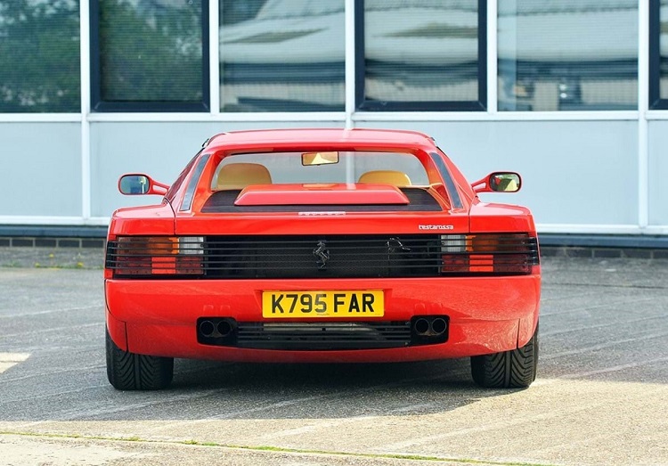 59 Testarossa Rear FERRARI TESTAROSSA AT THE HISTORICS AUTIONEERS AUCTION. Used car ...