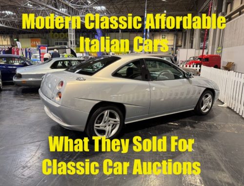 Affordable Modern Classic Italian Cars Sold at the Classic Car Auctions Practical Classics Classic Car and Restoration Show 2026. Used car auction watch.